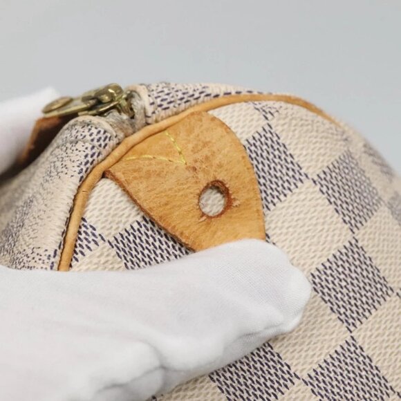 LOUIS VUITTON Damier Azur Speedy 25 Hand Bag - Picture 12 of 16